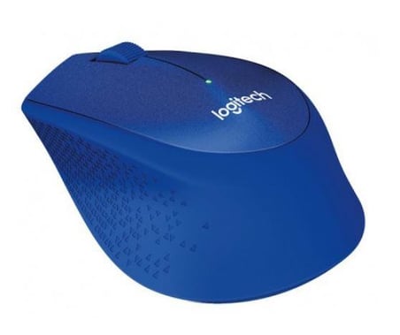 M330 Sessız Kablosuz Usb Optik Mouse Mavi 910-004910