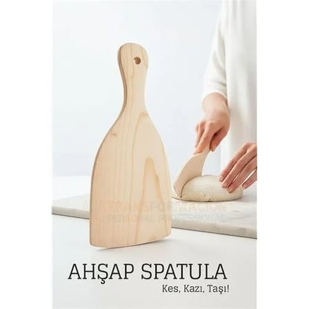 Ahşap Hamur Spatulası 21x9,5 Cm – Doğal, Ergonomik Ve Çok Amaçlı Mutfak Yardımcısı 717906