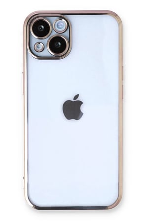 Apple iPhone 14 Plus Kılıf Razer Lensli Silikon - Gold