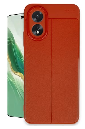 Oppo A38 Kılıf Auto Focus Kapak - Kırmızı