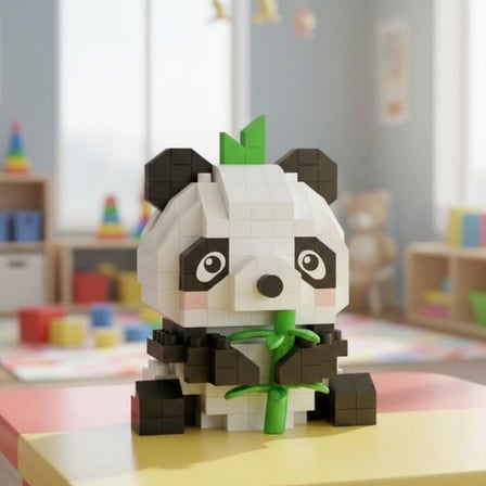 LZ-8633 Loz Panda 170 Parça Block Oyuncak-mini Poşet