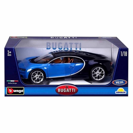 1011040 1:18 Bugatti Chiron Model Mavi Araba -Sunman