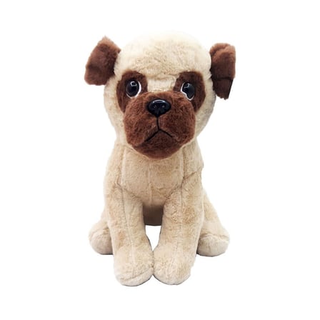62566 Peluş Buldog Köpek 35 cm (adet fiyatıdır)