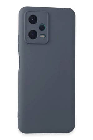 Xiaomi Redmi Note 12 5G Kılıf Nano içi Kadife Silikon - Gri