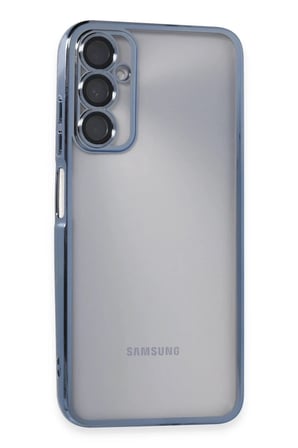 Samsung Galaxy A05S Kılıf Razer Lensli Silikon - Açık Mavi