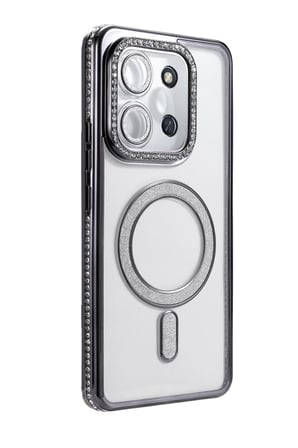 Xiaomi Redmi 15C 4G Joke Simli Magneticsafe Kılıf - Siyah