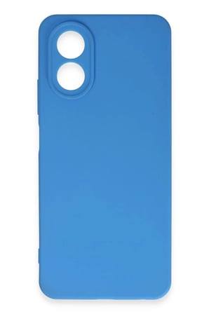 Oppo A38 Kılıf First Silikon - Mavi