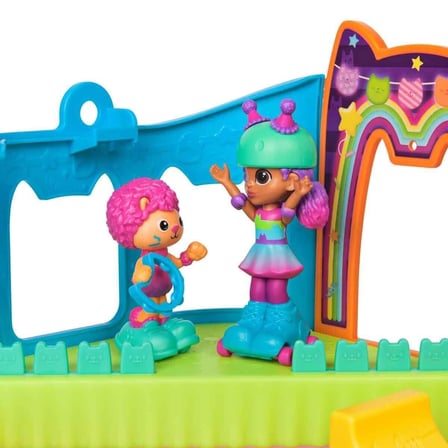 69755 Sun-spm-figür Oyun Set Gabby S Dollhouse Çatı Katı Paten Partisi