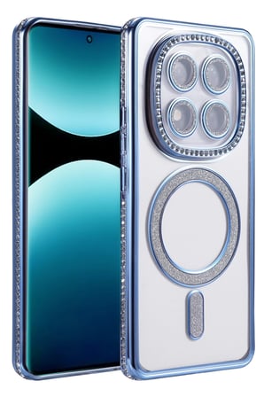 Xiaomi Redmi Note 15 Pro 5G Joke Simli Magneticsafe Kılıf - Mavi