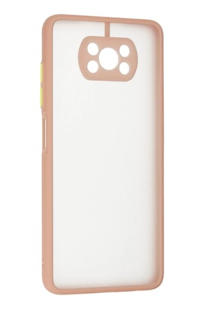 Xiaomi Pocophone X3 Kılıf Montreal Silikon Kapak - Pembe