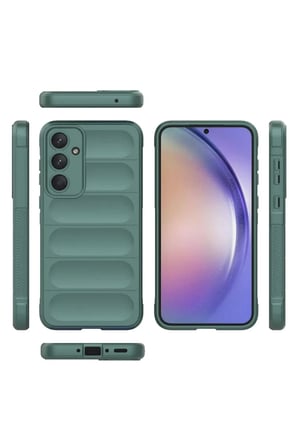 Samsung Galaxy A26 Kılıf Optimum Silikon - Koyu Yeşil