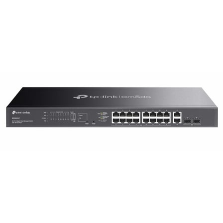 Omada Es220Gmp 16 Port Gigabit + 2Xgb Sfp+2Xgb Rj45 Uplink Cloud L2 Yonetilebilir 250W Poe Rackmount Switch
