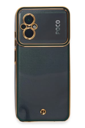 Xiaomi Poco M5 Kılıf Liva Lens Silikon - Yeşil