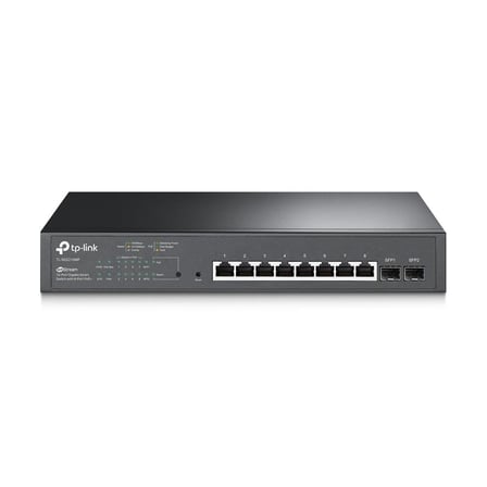 Omada Tl Sg2210Mp 8 Port Gigabit+ 2Xgigabit Sfp Uplink Yonetilebilir 150W Poe Rackmount Switch
