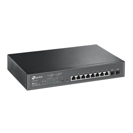 Omada Tl Sg2210Mp 8 Port Gigabit+ 2Xgigabit Sfp Uplink Yonetilebilir 150W Poe Rackmount Switch