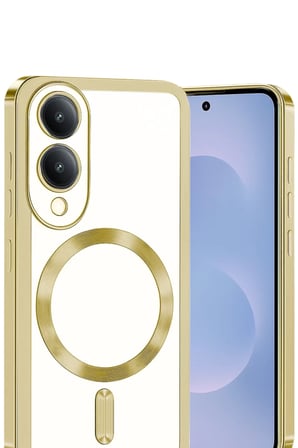 Samsung Galaxy S25 Edge Kross Magneticsafe Kapak - Gold