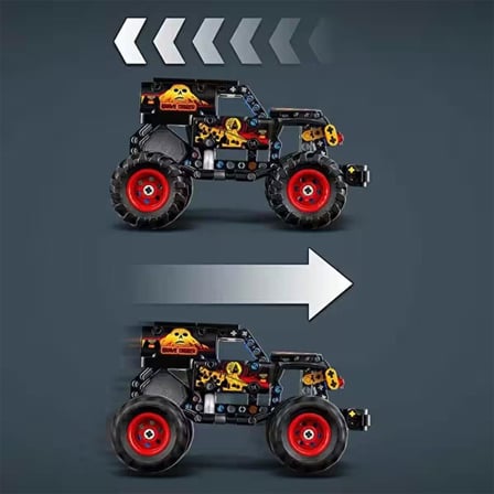 42219 Technic Jam Grave Digger 263 parça +7 yaş
