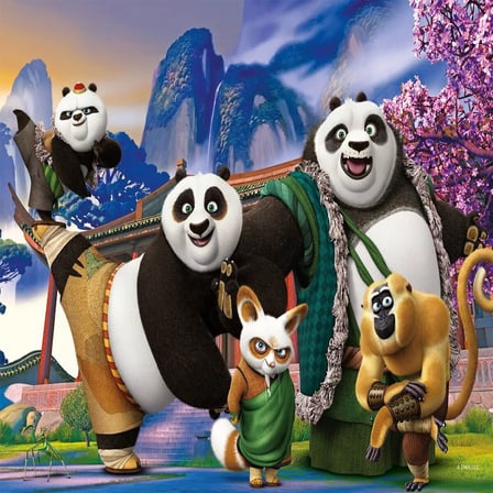 Kp 714 Kung Fu Panda Puzzle 100 Prç