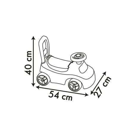 7600720550 Peppa Pig Auto Ride-On