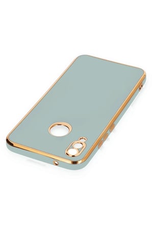 Huawei P20 Lite Kılıf Volet Silikon - Açık Yeşil