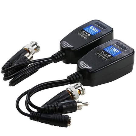 Bnc To Rj45 Video Balun - Power - Audio Konnektör PM-3899PVA
