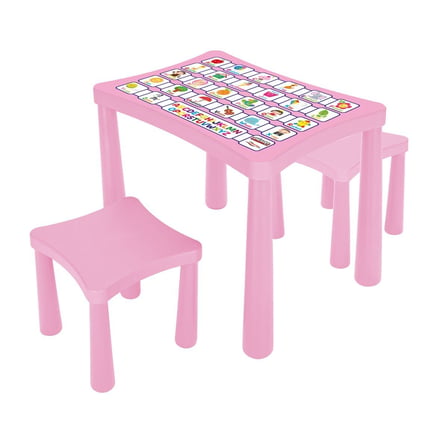 03 493 Story İki Tabureli Masa (pembe)
