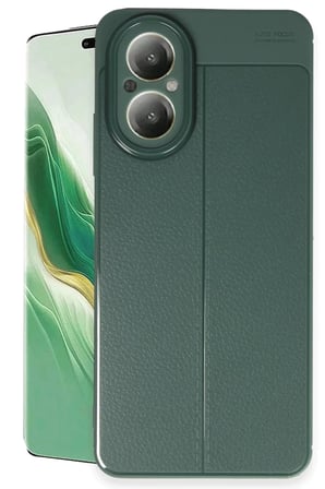 Realme 12 Lite Kılıf Auto Focus Kapak - Koyu Yeşil