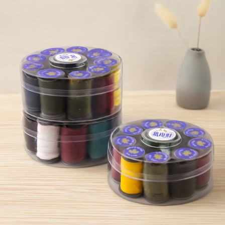 Yuvarlak Dikiş İpliği Seti 10 Renk 10x17