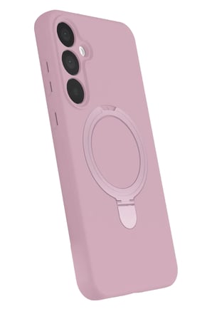 Samsung Galaxy A35 5G Regal Magsafe Standlı Kapak - Açık Pembe