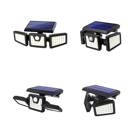 MX-W771A Sensörlü 3 Modlu 74 Ledli Solar Aydınlatmalı Duvar Lambası
