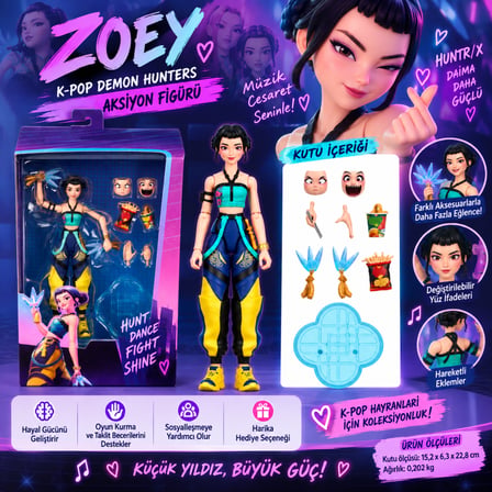 JRY32 Demon Hunters - Zoey Aksiyon Figürü