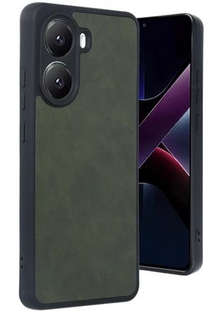 Xiaomi Poco X7 Pro Kılıf Aras Deri Kapak - Koyu Yeşil