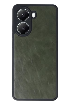 Xiaomi Poco X7 Pro Kılıf Aras Deri Kapak - Koyu Yeşil