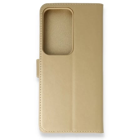 Samsung Galaxy S20 Ultra Trend S Plus Kapaklı Kılıf - Gold