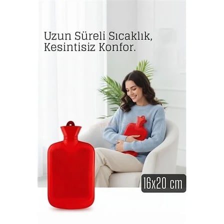 Kauçuk Sıcak Su Torbası –16x20 Cm Termofor | Termal Torba 722334