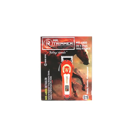 Saç - Sakal Kesme Traş Makinesi Ayarlanabilir Bıçak - 0,1MM-0,5MM 8000RPM 6 Farklı Kesim MR-4800