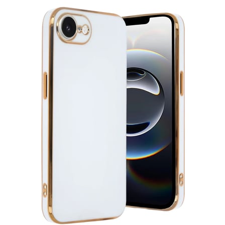 Apple iPhone 16E Kılıf Volet Silikon - Beyaz