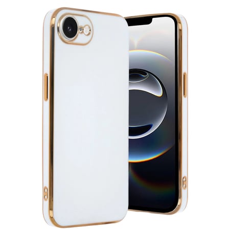 Apple iPhone 16E Kılıf Volet Silikon - Beyaz