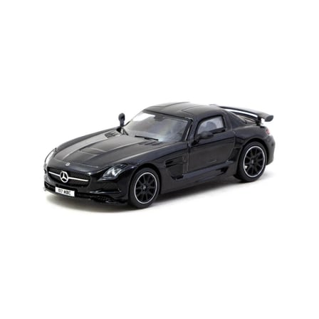 1/64 Model Araç Benz SLS AMG Coupé Black Series Black Metallic - Singapore Special Edition