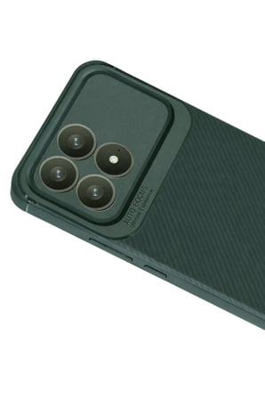 Xiaomi Poco F8 Pro Auto Focus Karbon Kapak - Koyu Yeşil