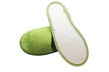 Terlik Havlu Banyo Ev Otel Lohusa Terliği Kaymaz Kalın Açık Burun