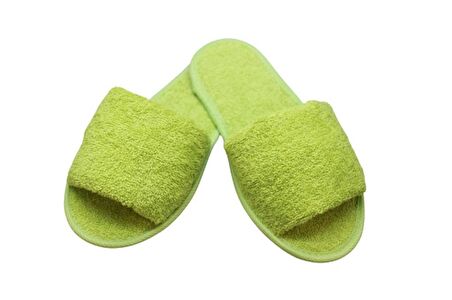 Terlik Havlu Banyo Ev Otel Lohusa Terliği Kaymaz İnce Açık Burun