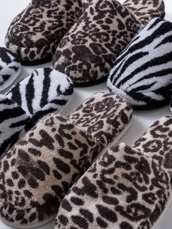 Wild Spirit Leopar Desen Askılı Havlu Plaj Elbise – %100 Pamuk