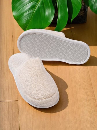 CottonVerse Banyo Ve Ev Terliği – %100 Pamuk Havlu Kaymaz Kalın Taban , Yüksek Su Emicilik