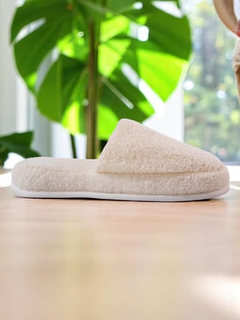CottonVerse Banyo Ve Ev Terliği – %100 Pamuk Havlu Kaymaz Kalın Taban , Yüksek Su Emicilik