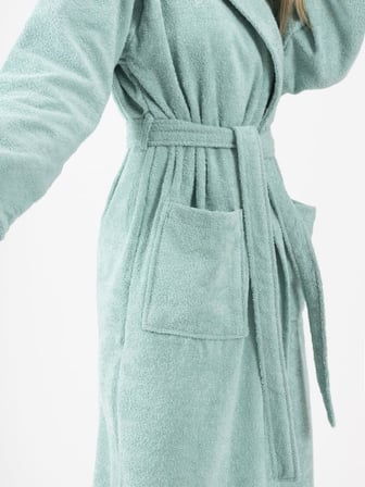CottonVerse Şalyaka Bornoz – %100 Pamuk, Unisex