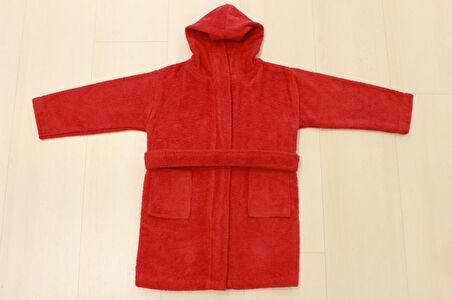 Bebek Bornozu Çocuk Bornozu Bukle Pamuklu Kapşonlu Bornoz