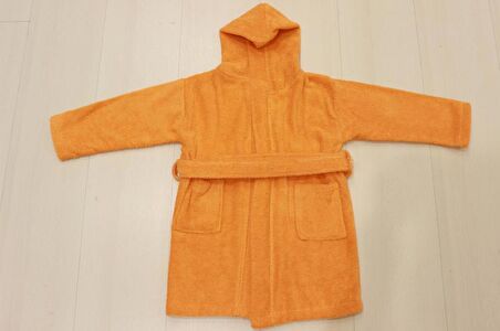 Bebek Bornozu Çocuk Bornozu Bukle Pamuklu Kapşonlu Bornoz