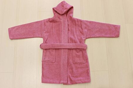 Bebek Bornozu Çocuk Bornozu Bukle Pamuklu Kapşonlu Bornoz