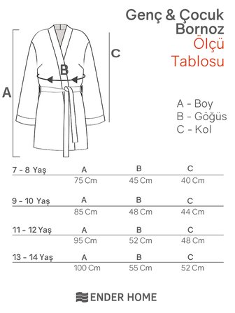 CottonVerse Bebek & Çocuk Kapşonlu Bornoz – %100 Pamuk, Unisex